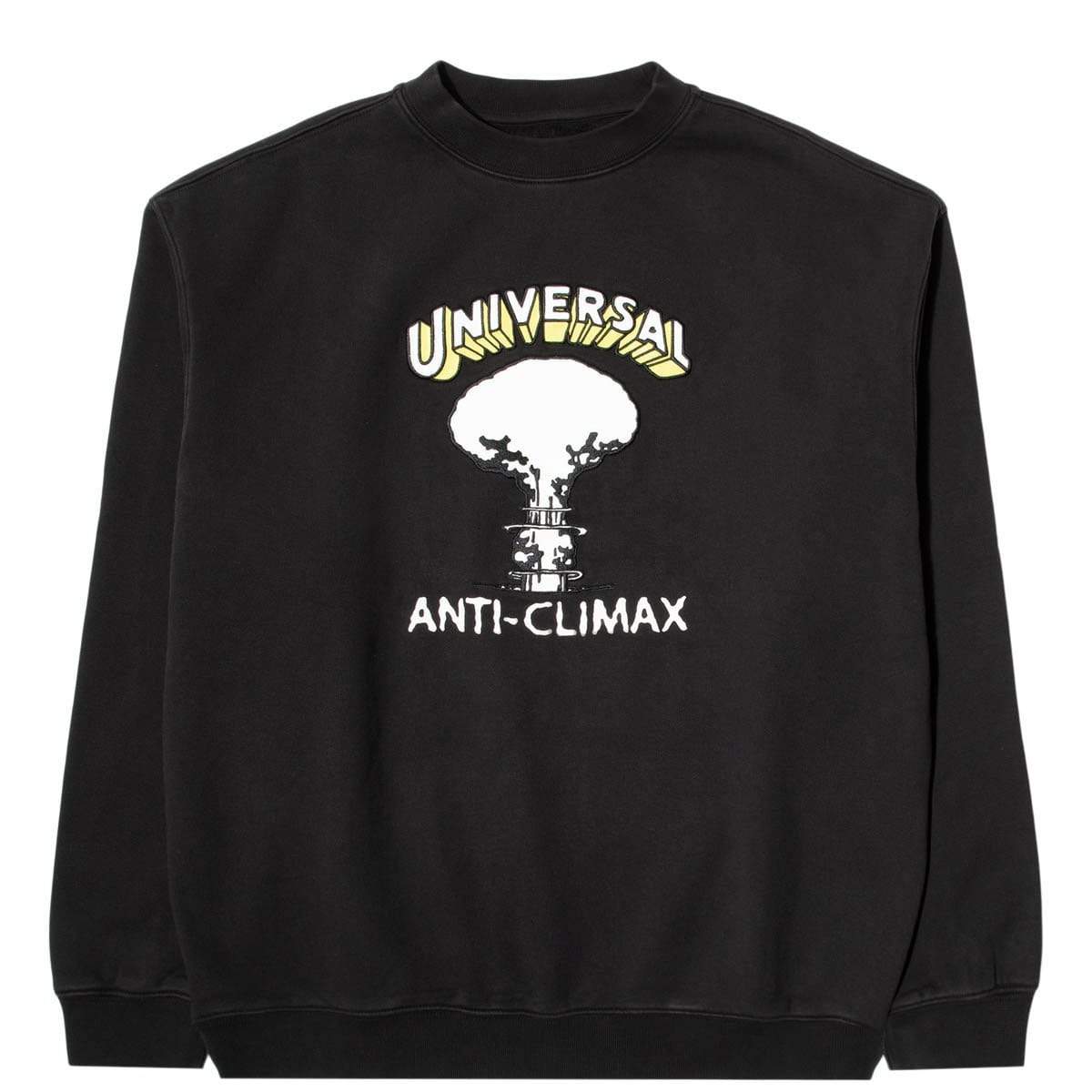 Brain Dead T-Shirts UNIVERSAL ANTI-CLIMAX CREWNECK SWEATSHIRT