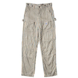 Kapital Bottoms LINEN BLUES HICKOREE LUMBER PANTS