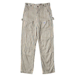 Load image into Gallery viewer, Kapital Bottoms LINEN BLUES HICKOREE LUMBER PANTS
