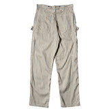 Kapital Bottoms LINEN BLUES HICKOREE LUMBER PANTS