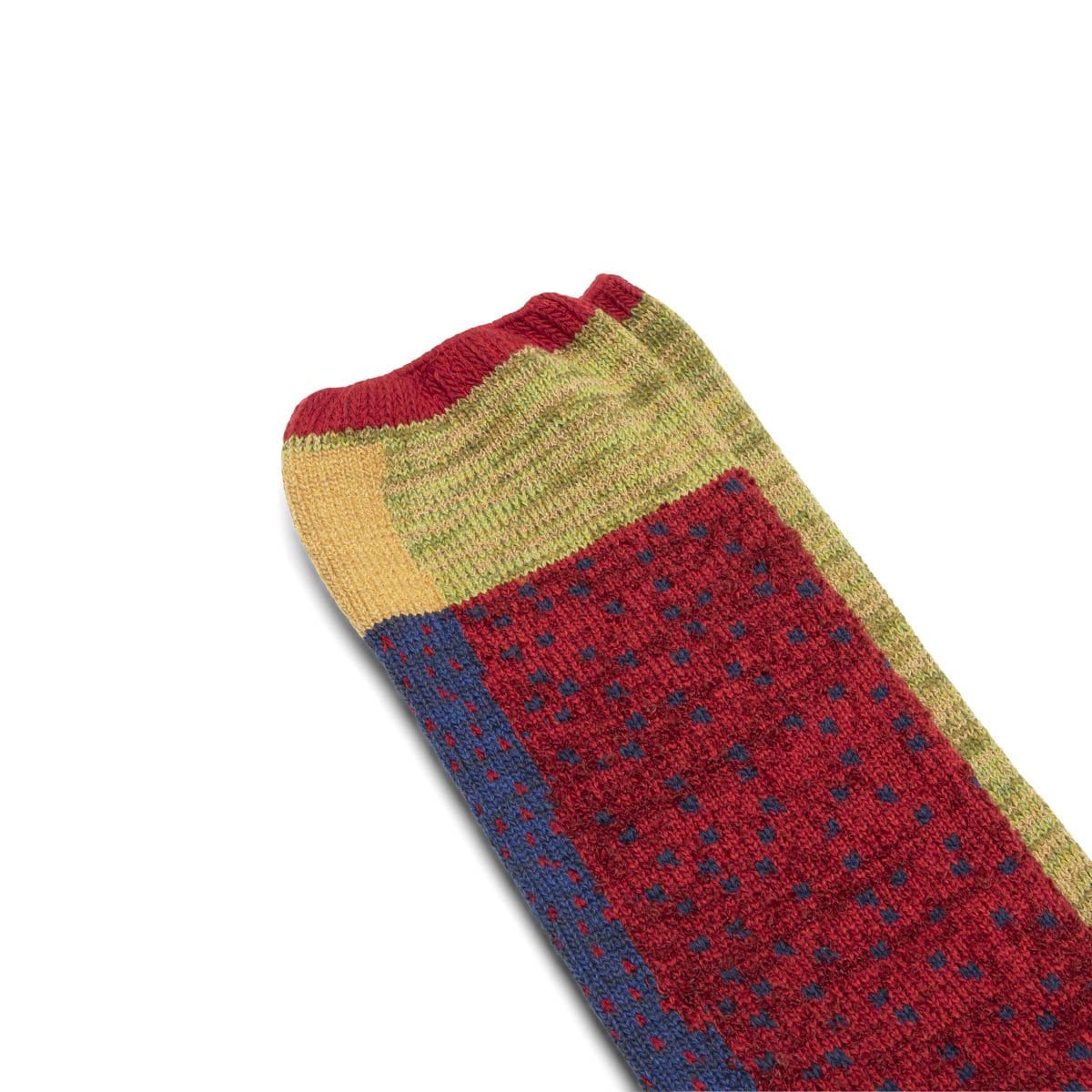 Kapital Bags & Accessories RED / O/S 96 YARNS GABBEH PATCHWORK SOCKS