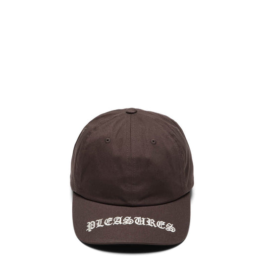 Pleasures Headwear BROWN / O/S HEAVY METAL LOW PROFILE SNAPBACK