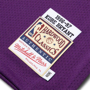 Kobe Bryant Los Angeles Lakers Mitchell & Ness 1996-97 Hardwood Classics  Authentic Player Jersey - Purple