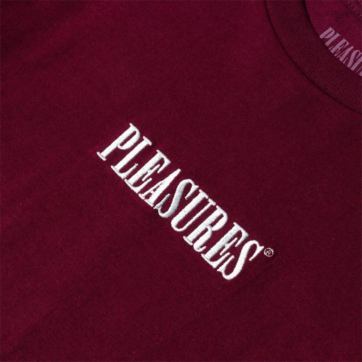 Pleasures T-Shirts CORE EMBROIDERED LONG SLEEVE T-SHIRT