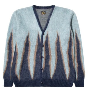 MOHAIR CARDIGAN - FLAME Navy – Bodega