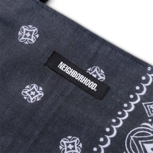 LUGGAGE Black x Navy – GmarShops - BANDANA CHOPPED TOTE / E