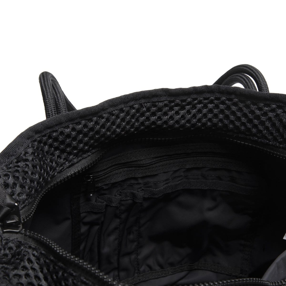 Nike Air AF1 Tote Bag Zipper Womens Black White Small DM9007 010 732 CU IN