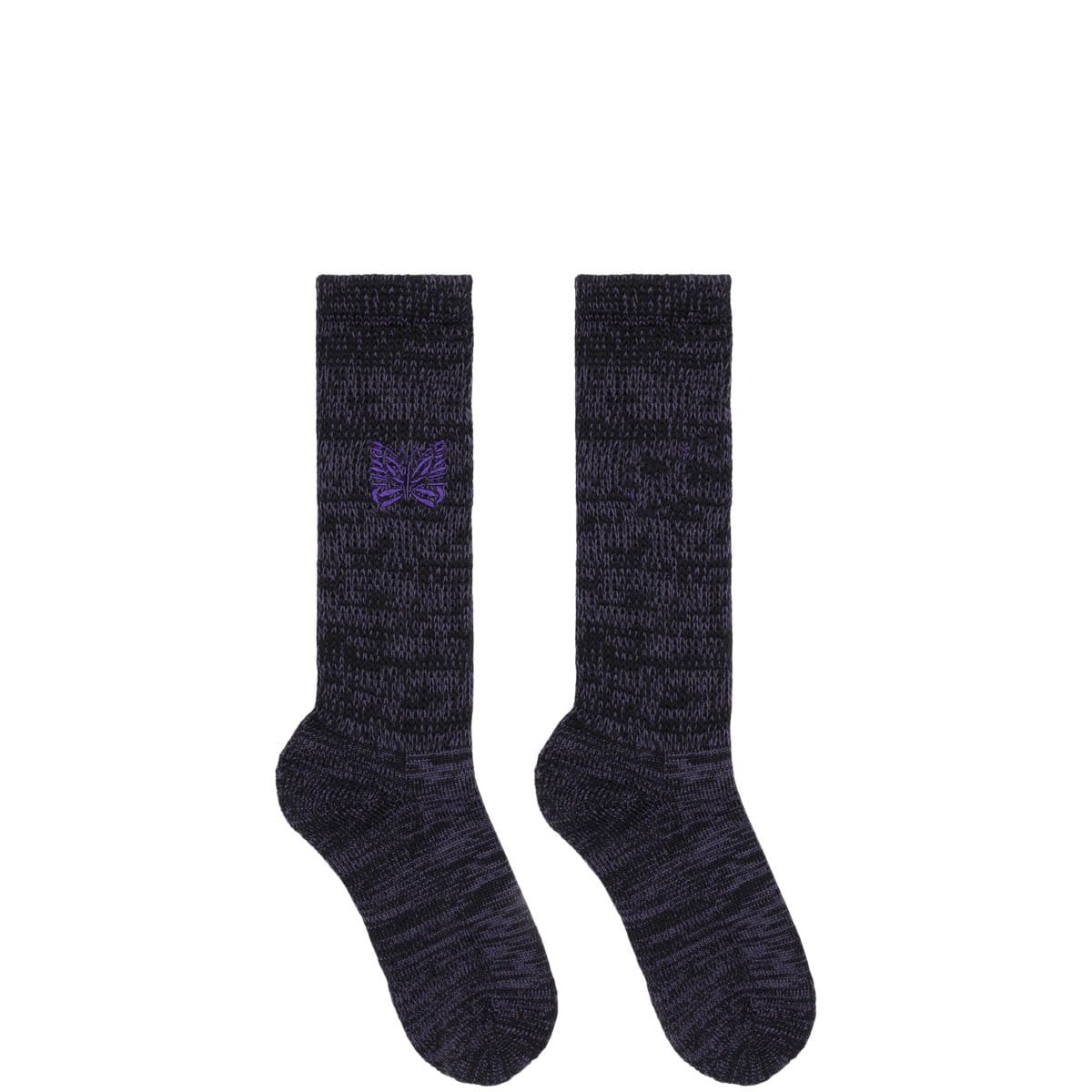 Needles Socks PURPLE / M MERINO PILE SOCKS