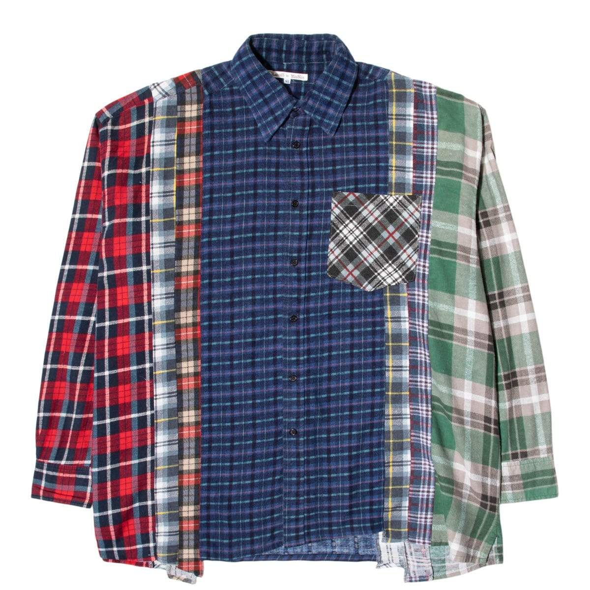 Needles Shirts ASSORTED / XL 7 CUTS FLANNEL SHIRT SS21 25