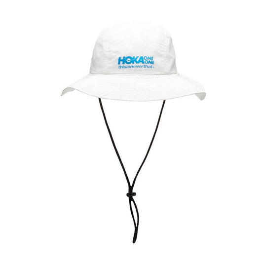 Hoka One One Headwear WHITE / O/S x thisisneverthat BUCKET HAT