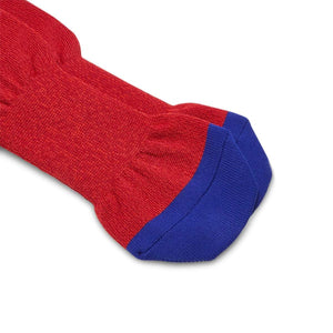 Kapital Socks RED / O/S 144 YARNS SUPER-DRY IVY HEEL-SMILIE SOCKS