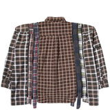 Needles Shirts ASSORTED / O/S 7 CUTS ZIPPED WIDE FLANNEL SHIRT SS21 5