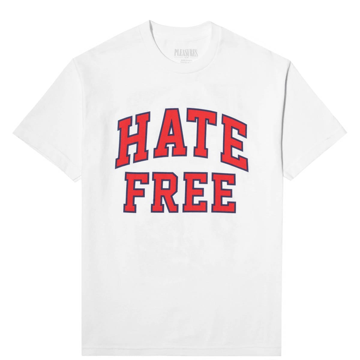 Pleasures T-Shirts HATE FREE T-SHIRT