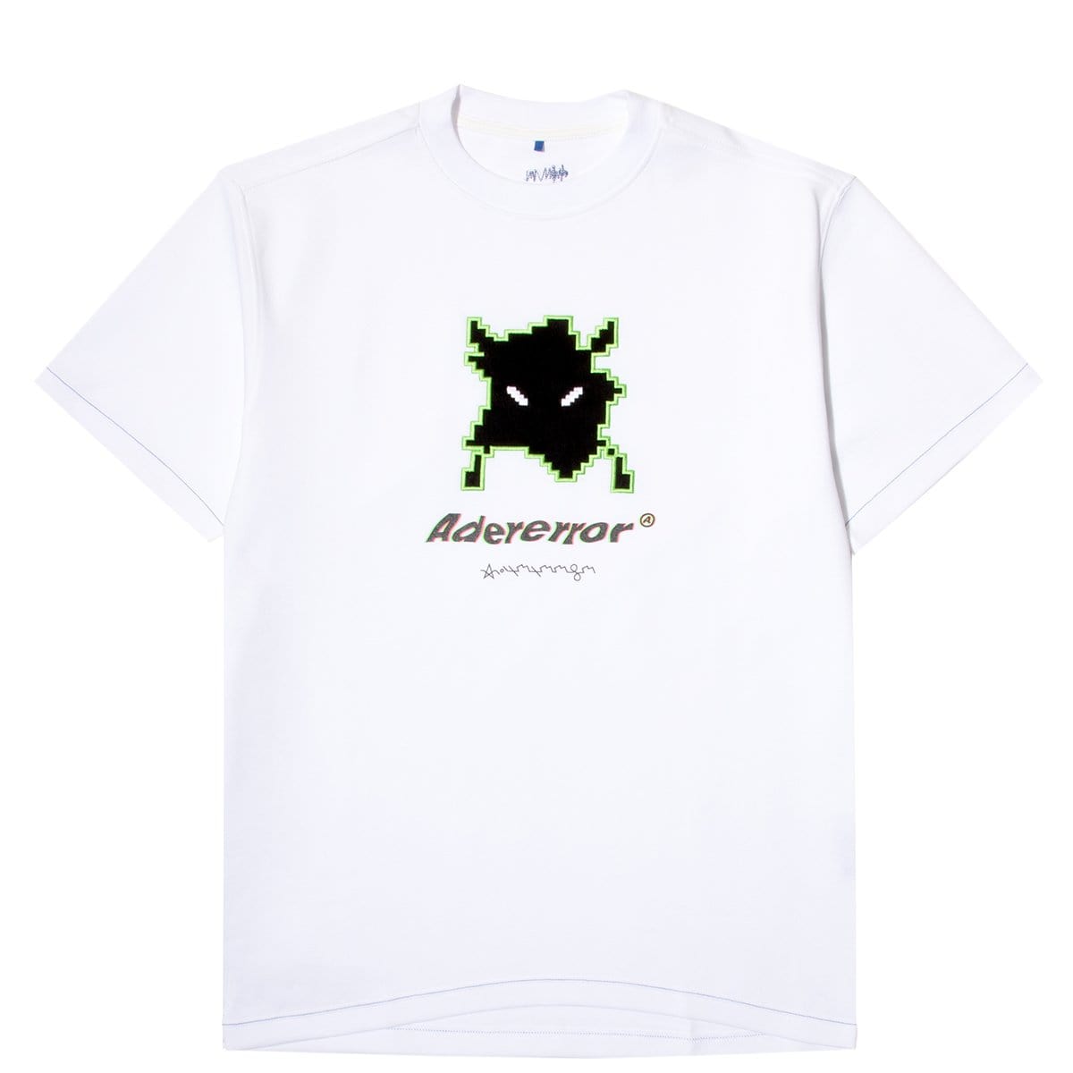 Ader Error T-Shirts SEMI-OVERSIZED CROP TOP