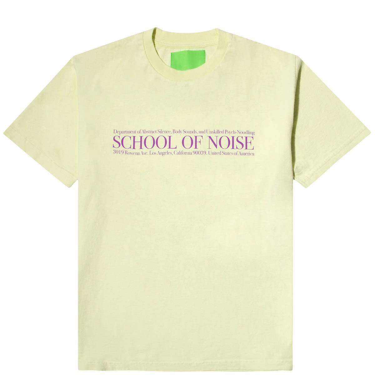 Mister Green T-Shirts SCHOOL OF NOISE TEE