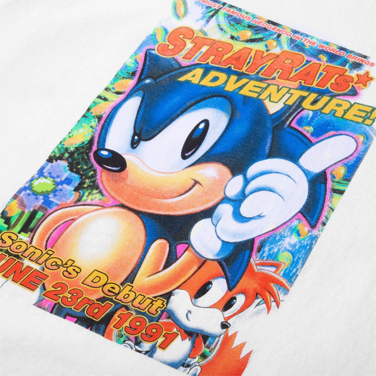 Stray Rats T-Shirts x Sonic the Hedgehog FLYER TEE