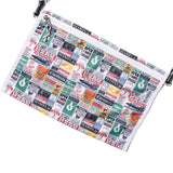 MEDICOM TOY Bags & Accessories ALL OVER PRINT / O/S Innersect F@BRICK FLAT 2 WAY POUCH