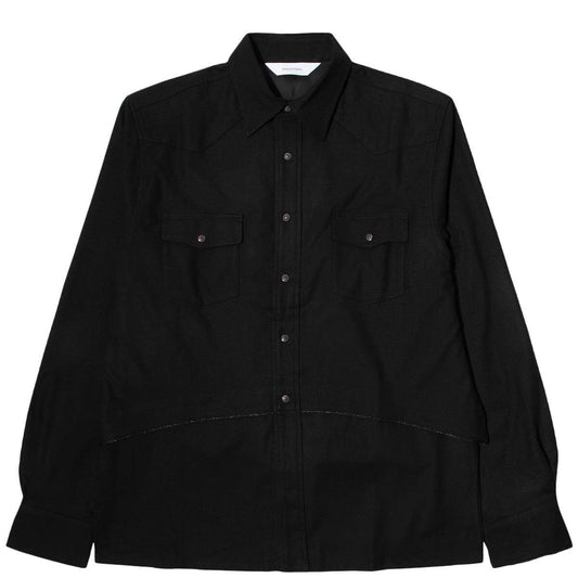 Sasquatchfabrix Shirts LAYERED WESTERN SHIRT