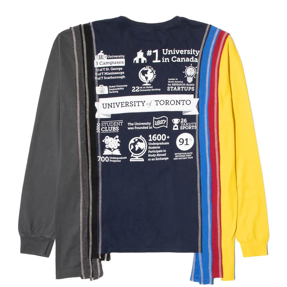 Needles T-Shirts ASSORTED / XL 7 CUTS LS TEE COLLEGE SS20 10