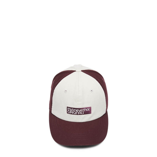 thisisneverthat Headwear BURGUNDY / O/S ORIGINALS SQUARE CAP