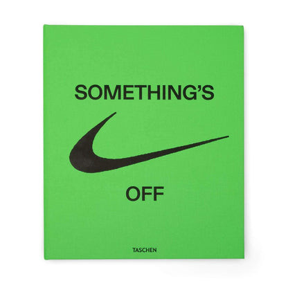 virgil abloh x nike icons book green hardcover