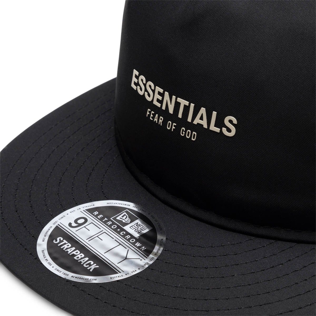 x Fear of God ESSENTIALS 59FIFTY Black – AmaflightschoolShops