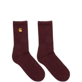 Carhartt W.I.P. Bags & Accessories BORDEAUX/GOLD / OS CHASE SOCKS