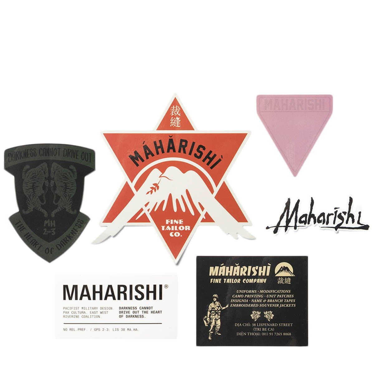 MAHA FINE TAILOR CO. STICKER PACK – Bodega