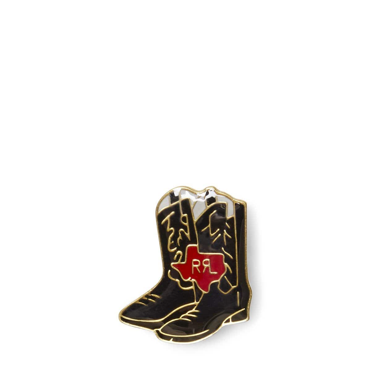 RRL Odds & Ends BLACK/RED/SILVER / O/S COWBOY BOOT PIN