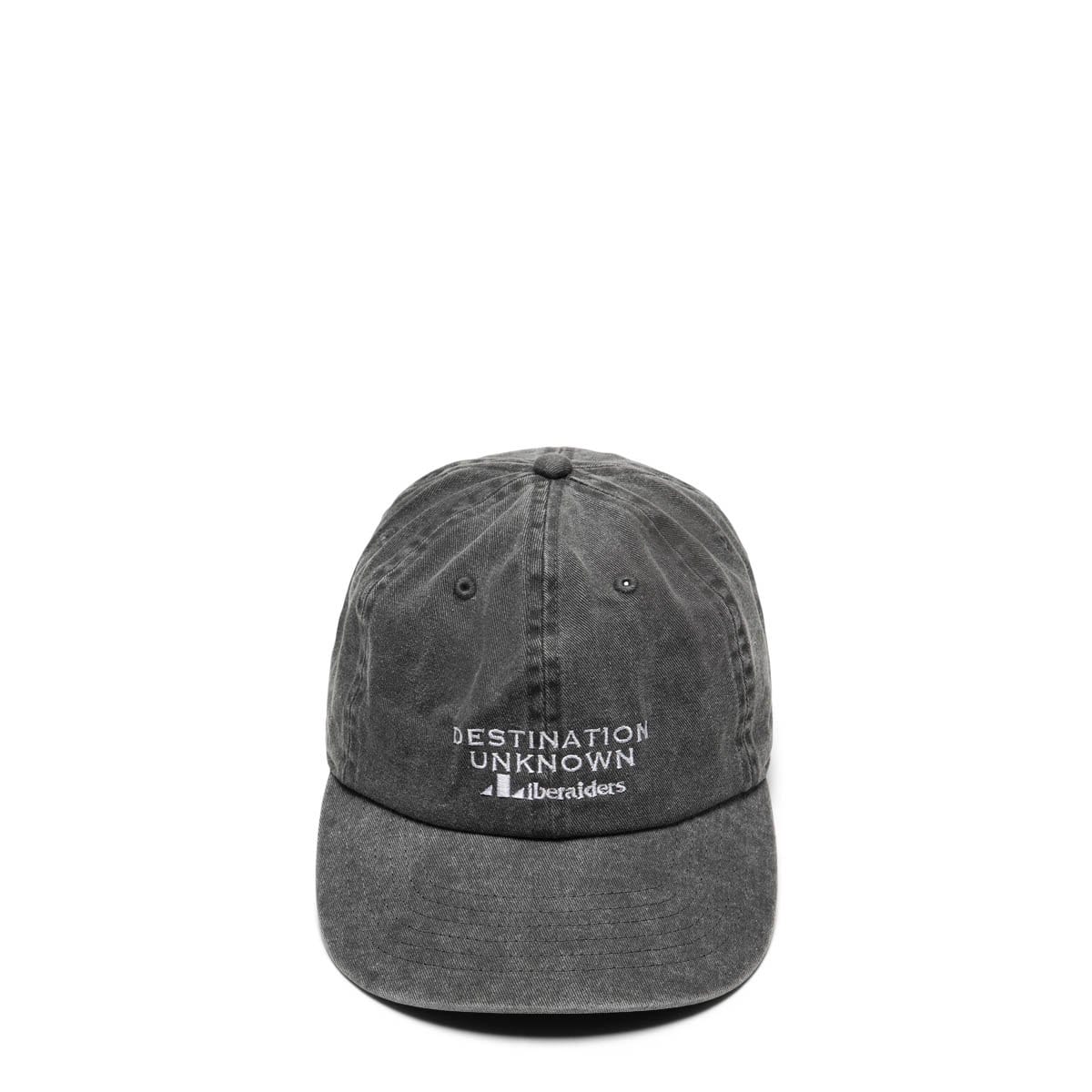 Liberaiders Headwear BLACK / O/S PIGMENT 6 PANEL CAP