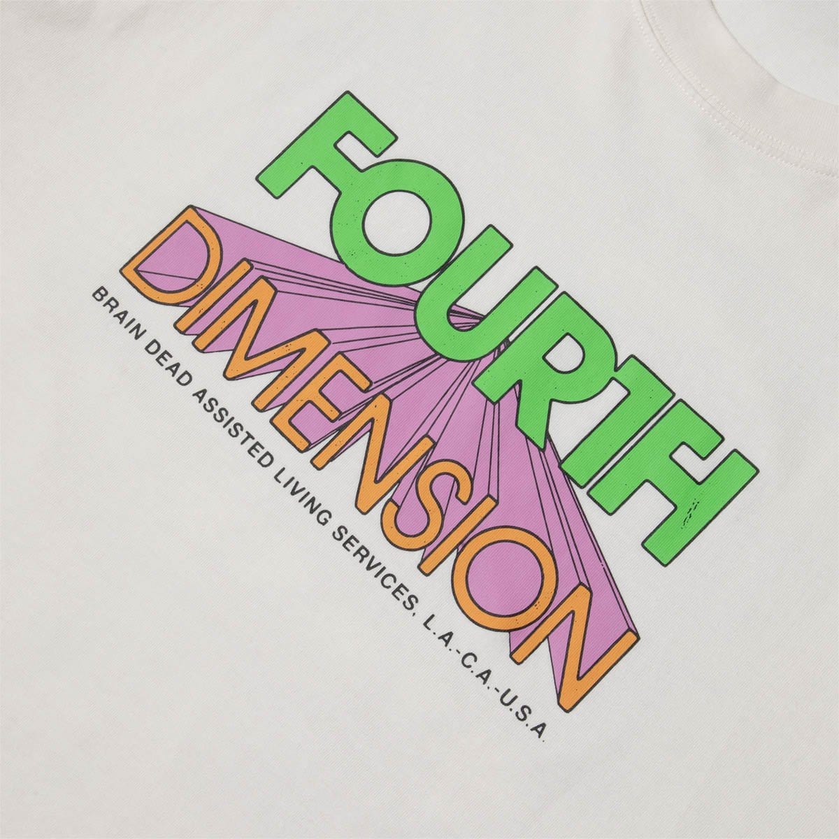 Brain Dead T-Shirts FOURTH DIMENSION T-SHRIT