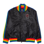 Load image into Gallery viewer, Brain Dead Outerwear BRAIN DEAD RECORDS EMBROIDERED SATIN CLUB JACKET
