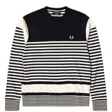 Fred Perry T-Shirts STRIPE LONG SLEEVE TOP