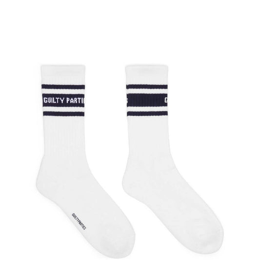 Wacko Maria Bags & Accessories WHITE/NAVY / O/S SKATER SOCKS ( TYPE-3 )