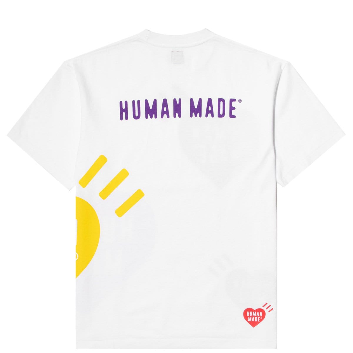 Human Made T-Shirts BIG MULTI HEART PRINT T-SHIRT