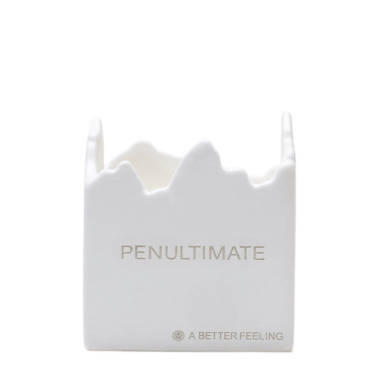 A BETTER FEELING Home WHITE / O/S PENULTIMATE CERAMIC CANDLE