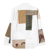 Junya Watanabe Shirts FABRIC PATCHWORK SHIRT