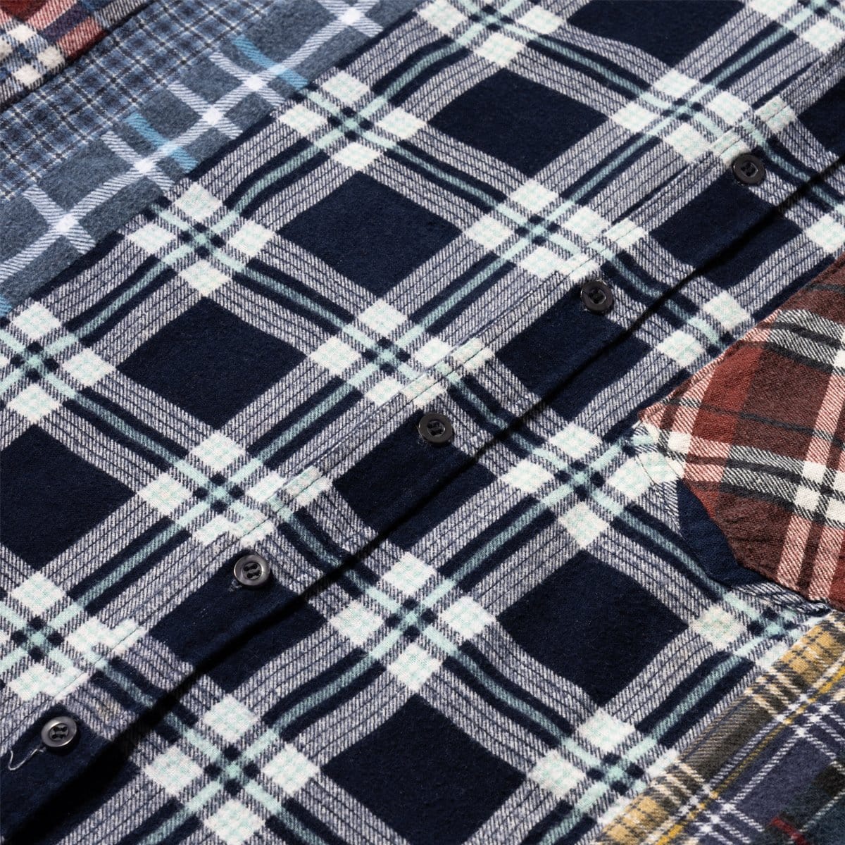 Needles Shirts ASSORTED / O/S / GL291 FLANNEL SHIRT - WIDE 7 CUTS SHIRT SS20 15