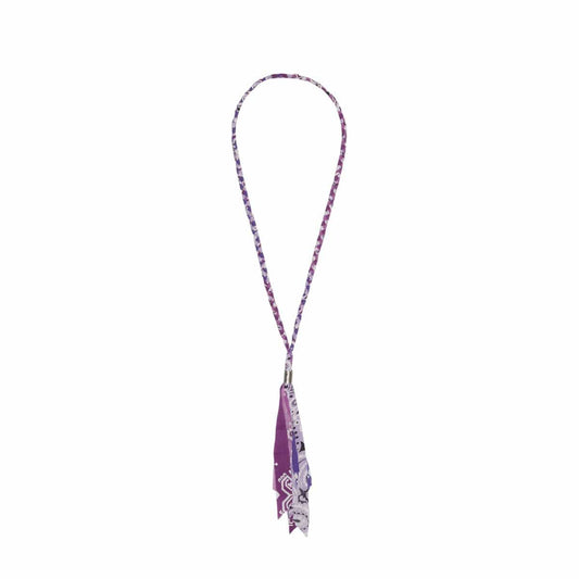 Kapital Bags & Accessories LT. PURPLE / O/S GAUZE BANDANA FRINGED NECKLACE