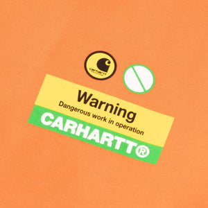 SS WARNING T-SHIRT Safety Orange – Bodega