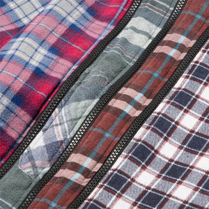Needles Shirts ASSORTED / O/S 7 CUTS ZIPPED WIDE FLANNEL SHIRT SS21 17