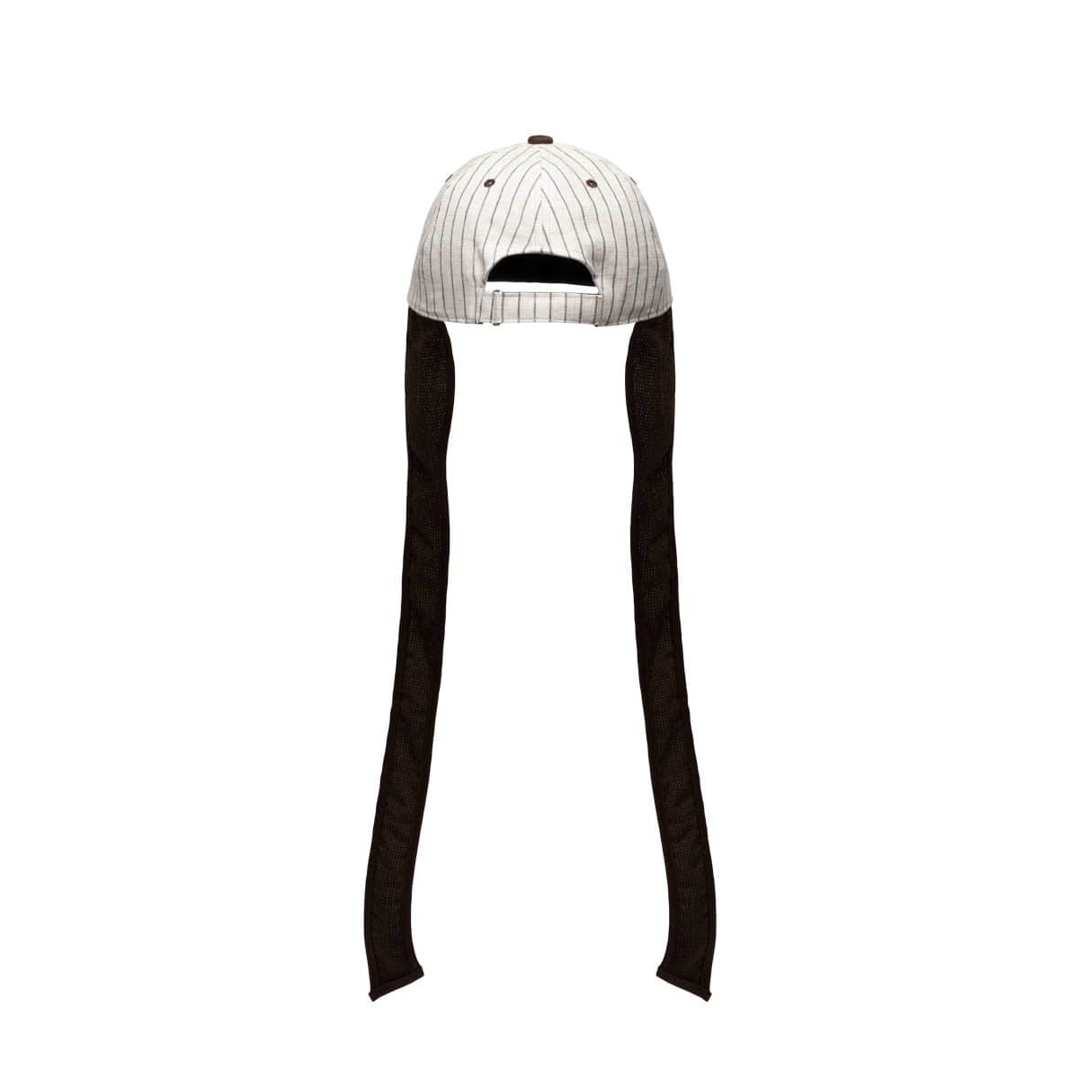 Sasquatchfabrix Headwear BEIGE STRIPE / O/S BASEBALL EARMUFF CAP