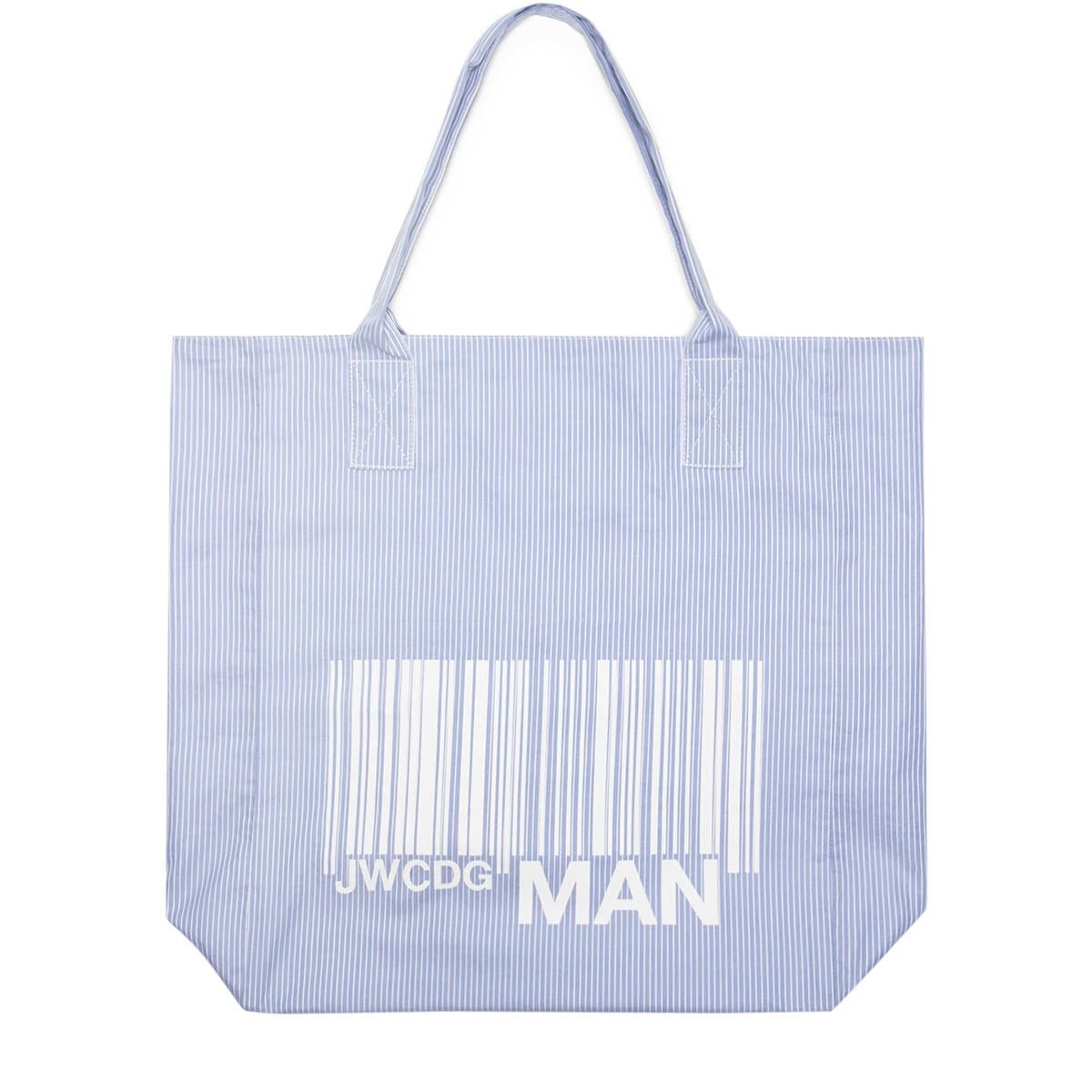 Junya Watanabe JW Man Barcode Print Bag Saxophone/White x White