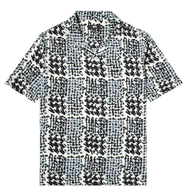 HAND DRAWN HOUNDSTOOTH SHIRT Off White – Bodega