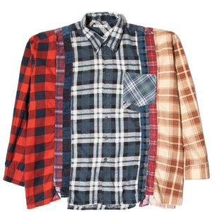 Needles T-Shirts ASSORTED / O/S FLANNEL SHIRT - WIDE 7 CUTS SHIRT SS20 6