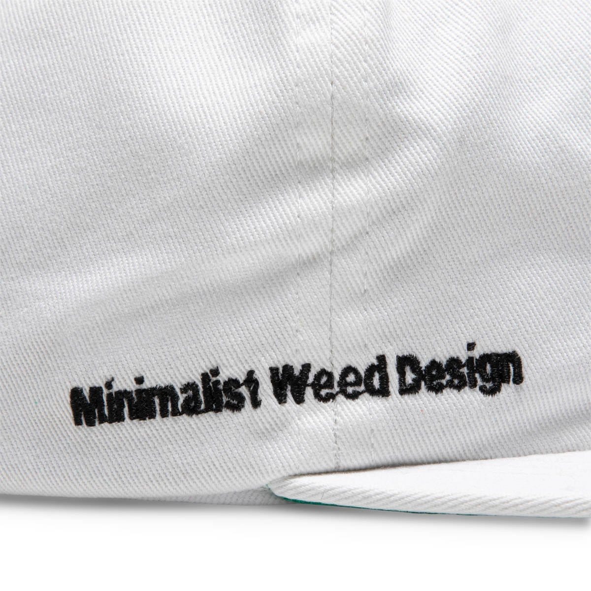 Mister Green Headwear WHITE / O/S MINIMALIST WEED DESIGN SHOP HAT
