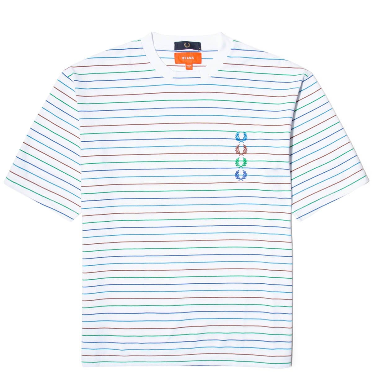 x BEAMS STRIPED T-SHIRT White – Bodega