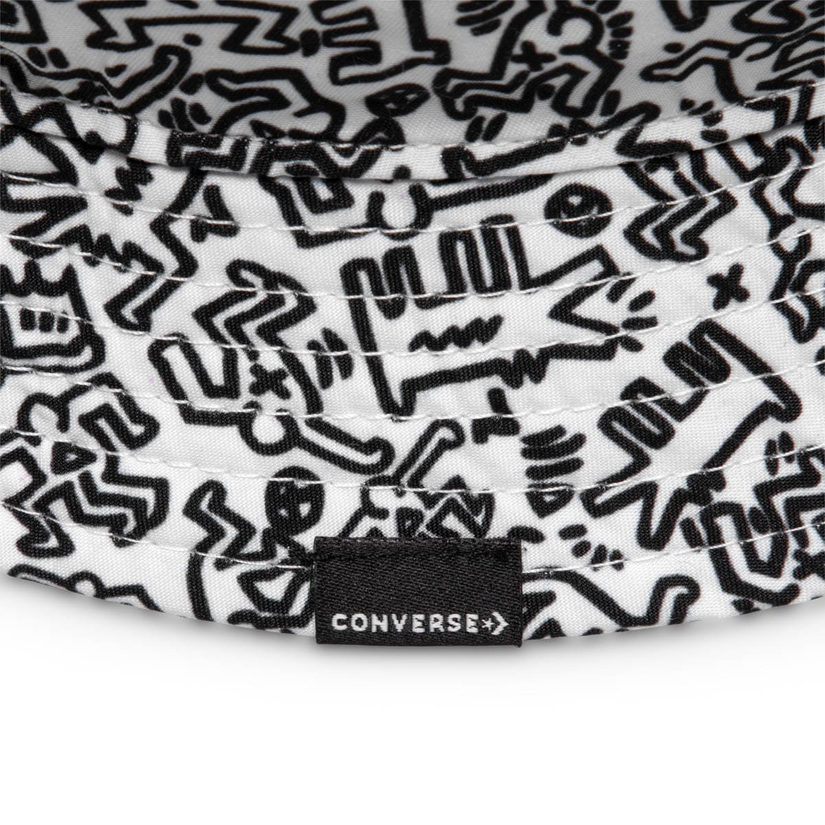 Converse Headwear WHITE / O/S x KEITH HARING REVERSIBLE BUCKET HAT