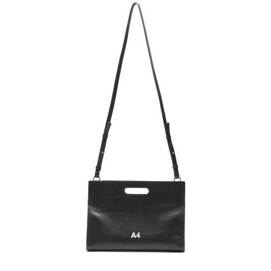 nana-nana Bags & Accessories BLACK / O/S RECYCLE LEATHER A4