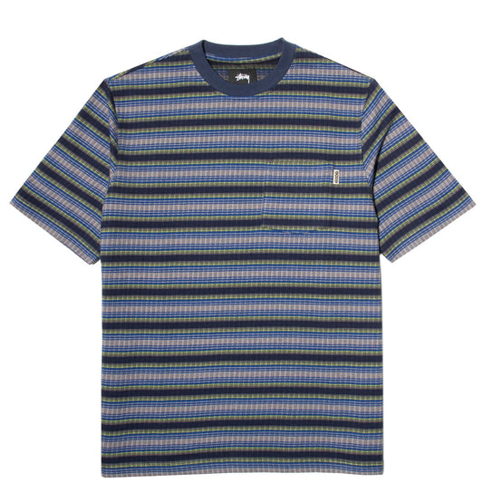 Stüssy T-Shirts OMBRE STRIPE CREW